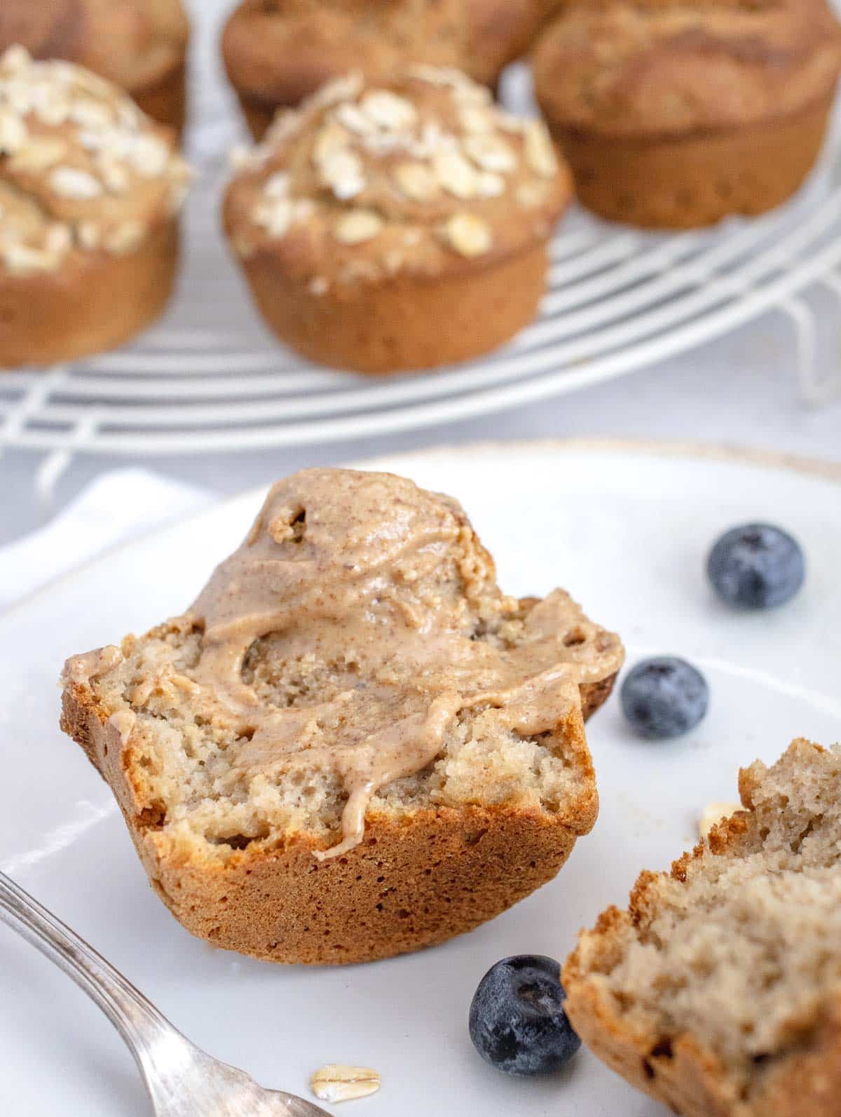 Muffin con farina d’avena