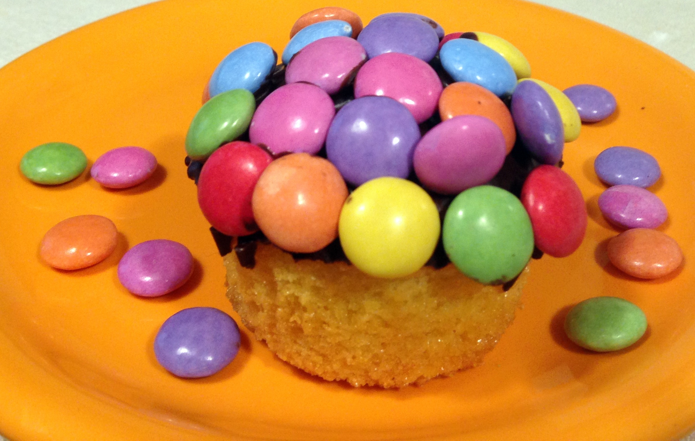 Muffin con gli smarties