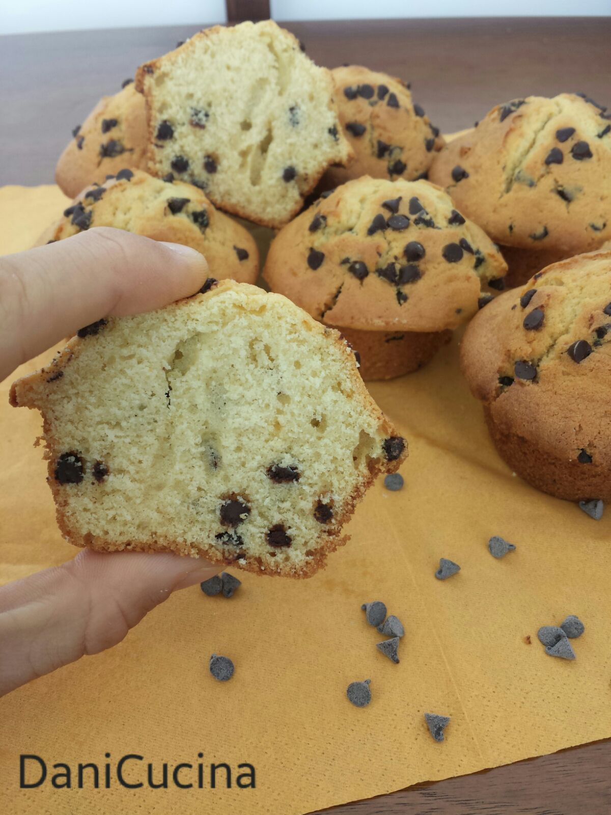 Muffin con gocce di cioccolato – ricetta originale