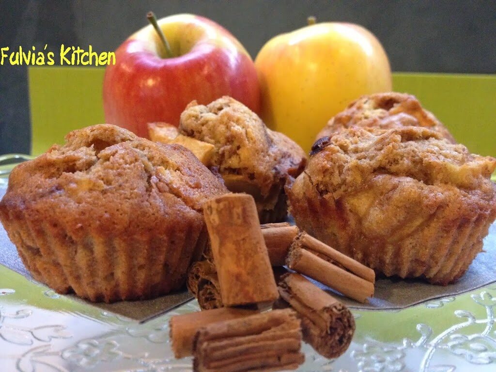 Muffin con mele e cannella