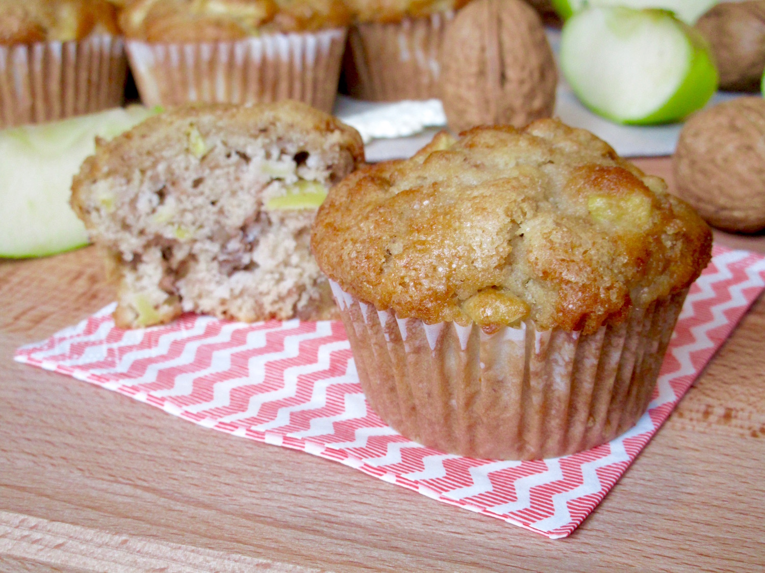 Muffin con Mele e Noci