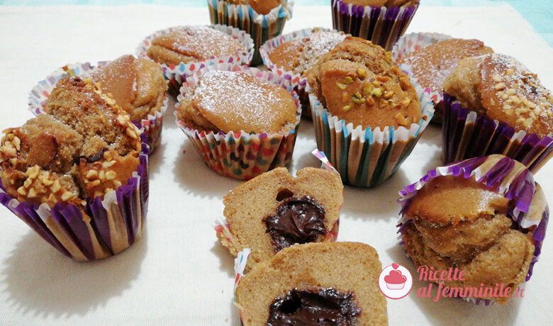 Muffin con ovetto di cioccolato