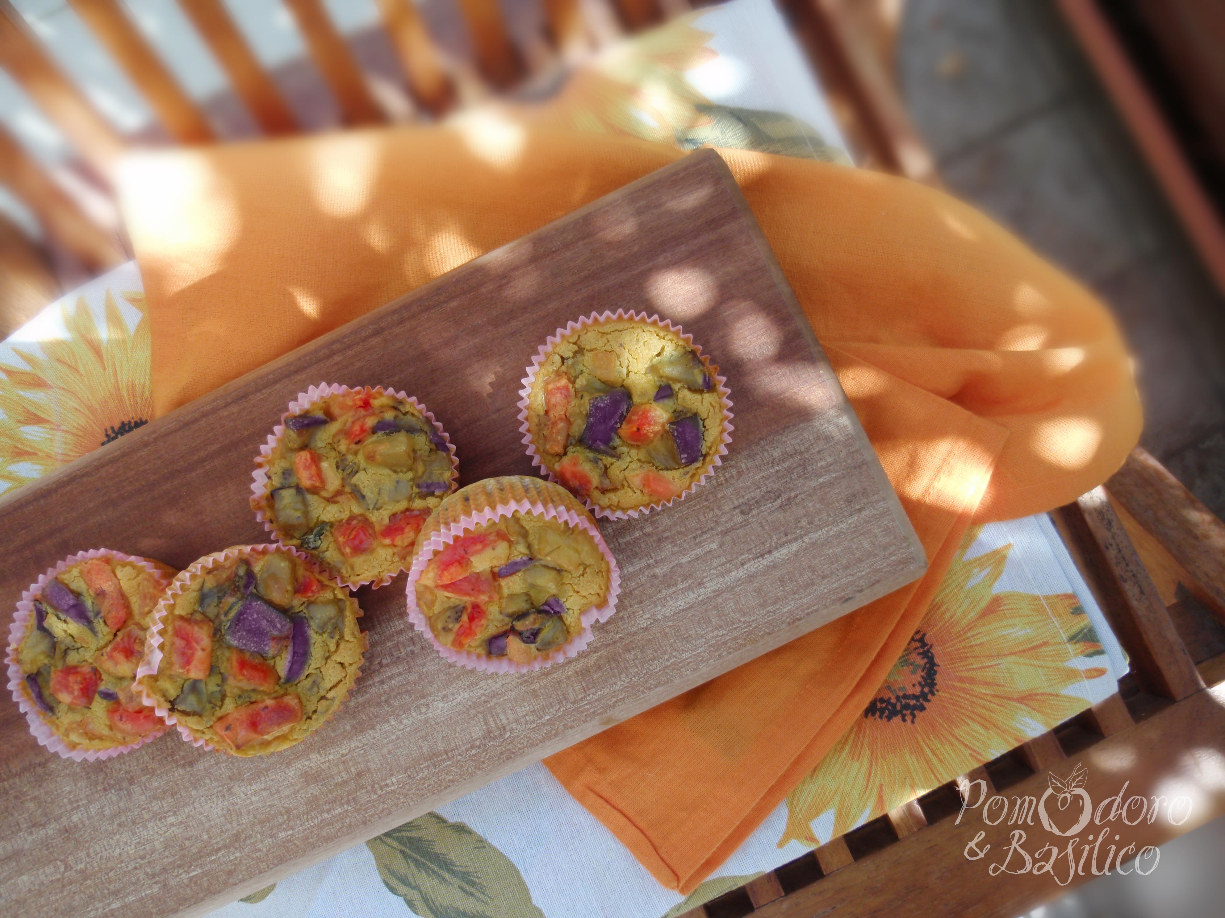 Muffin delizia di melanzane