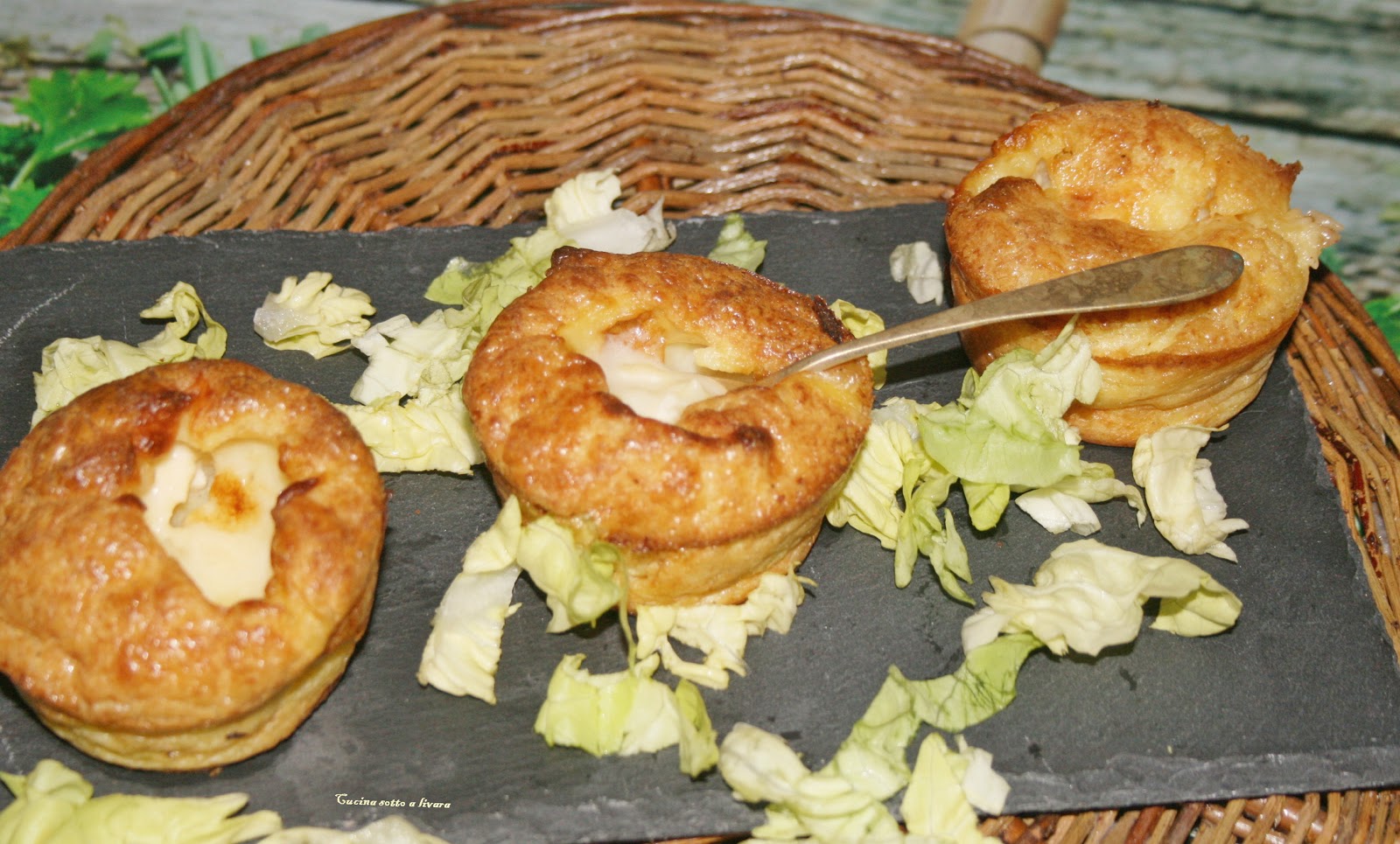 Muffin di cavolfiore al cuore morbido