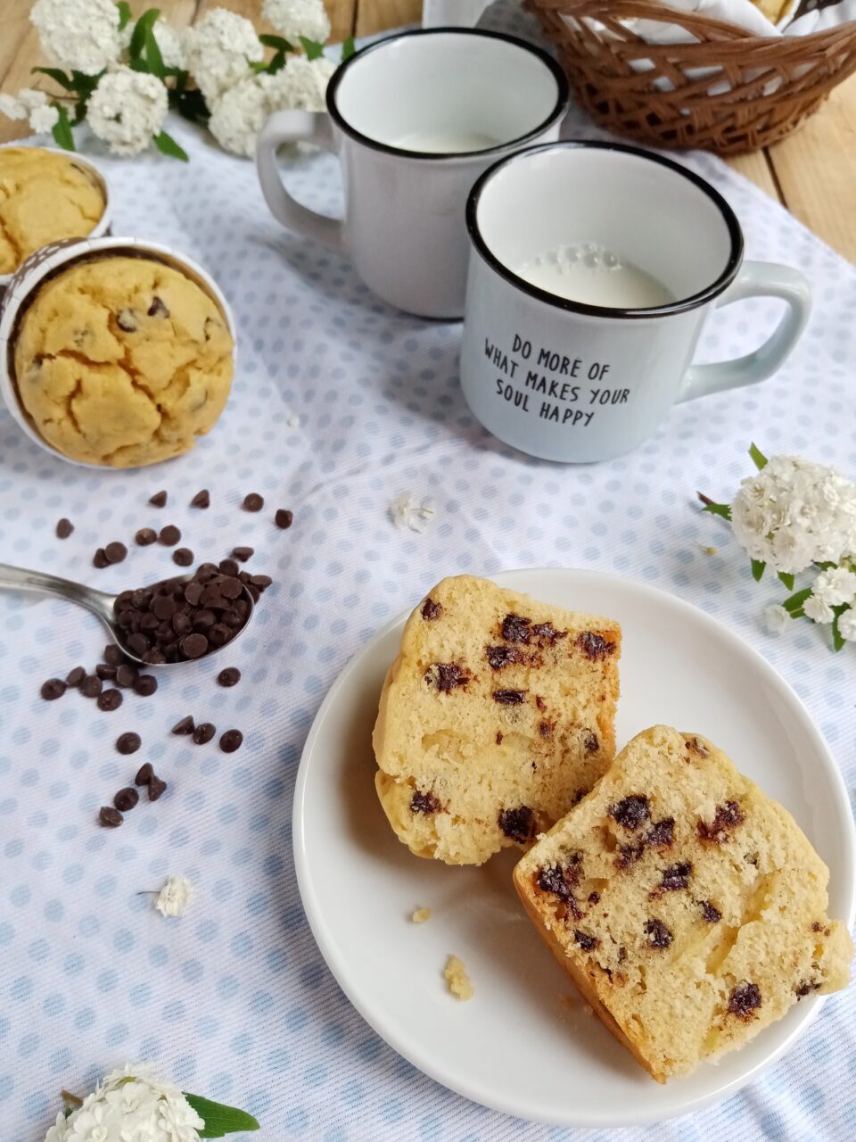 Muffin di ceci e cioccolato