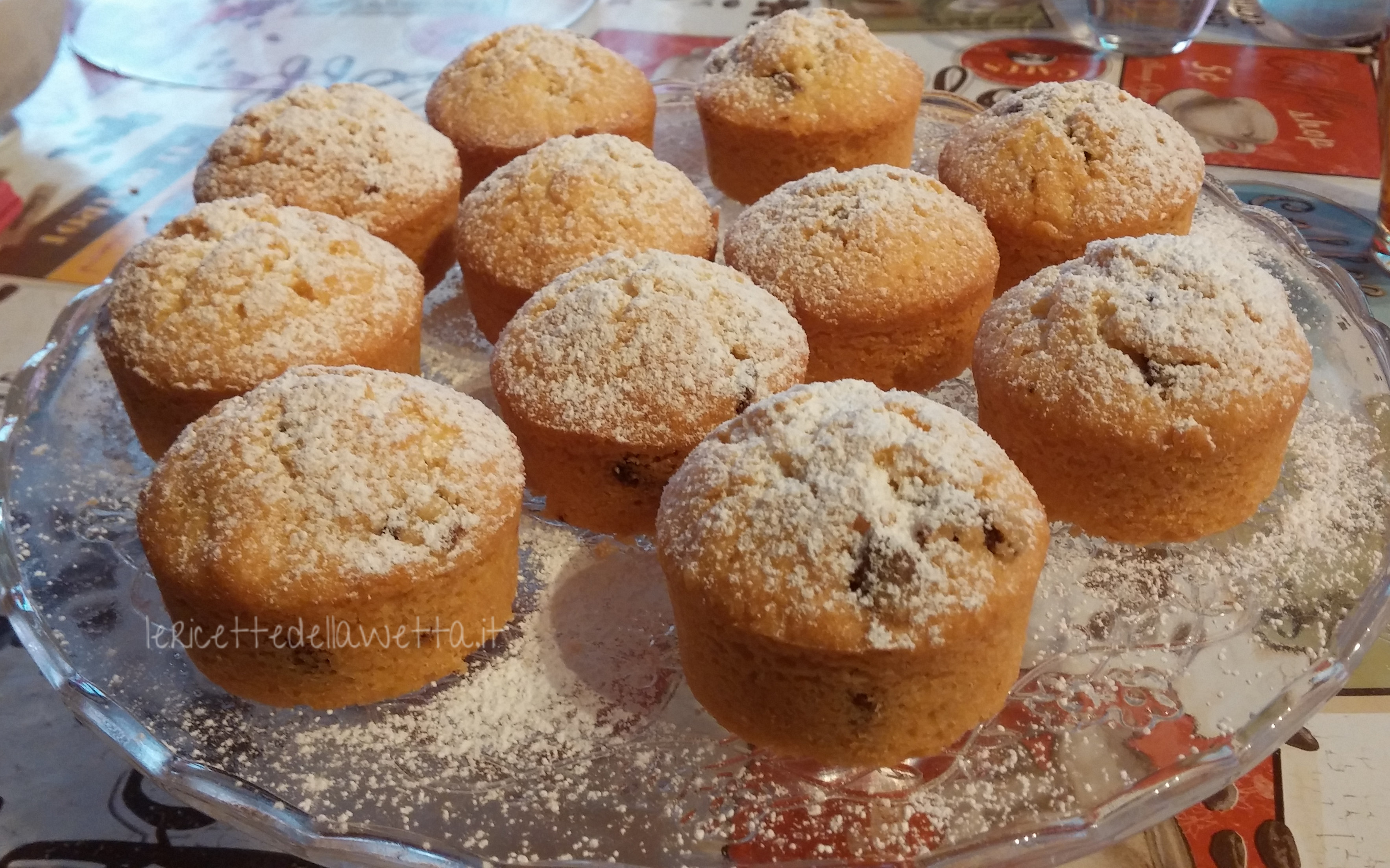 Muffin di mais e gianduia