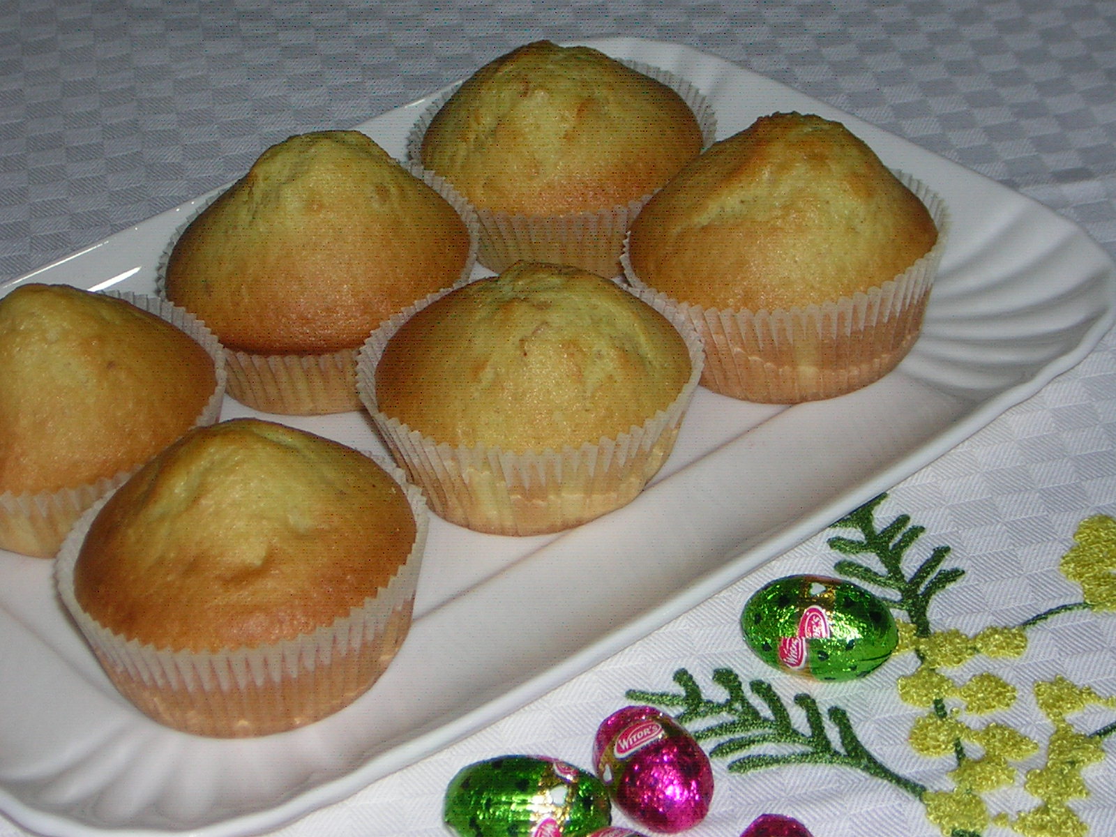 Muffin di pasqua con ovetto