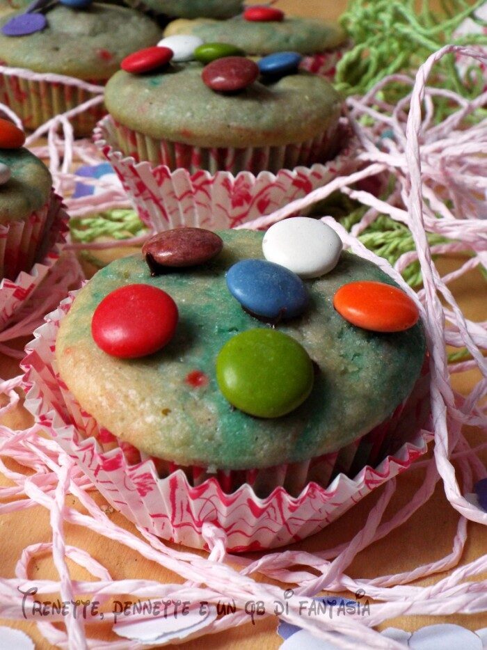 Muffin golosi e colorati con sorpresa !!