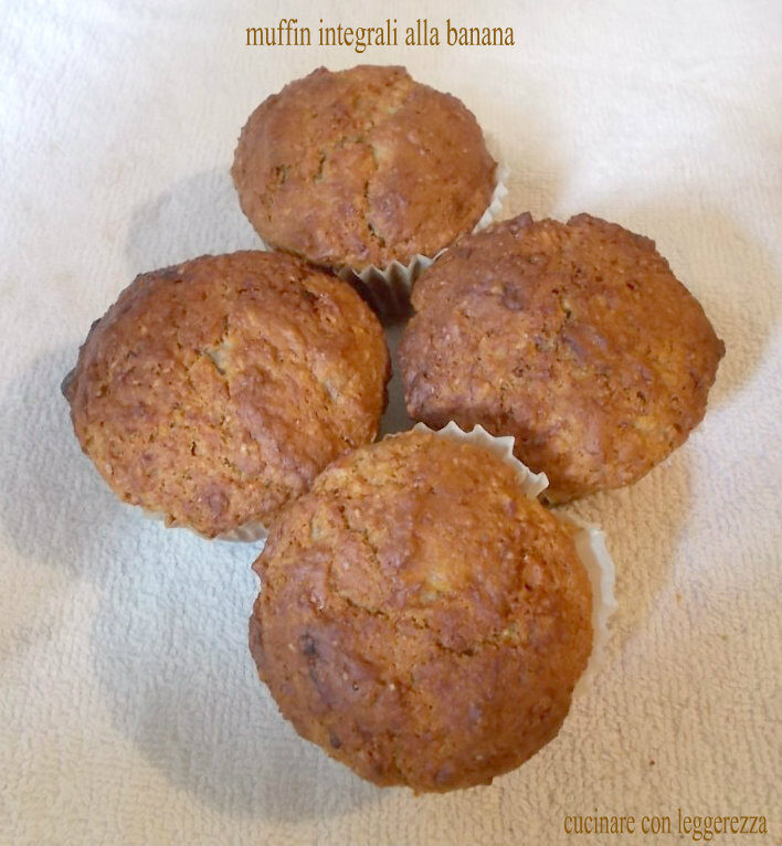 Muffin integrali alla banana