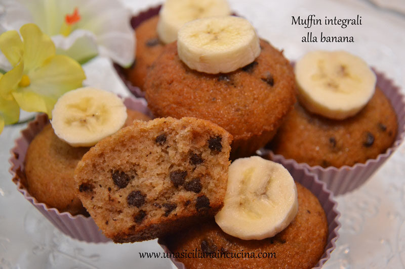 Muffin integrali alla banana