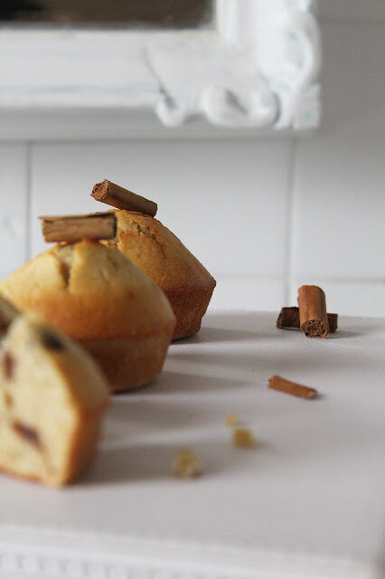 Muffin integrali con cannella e cioccolato