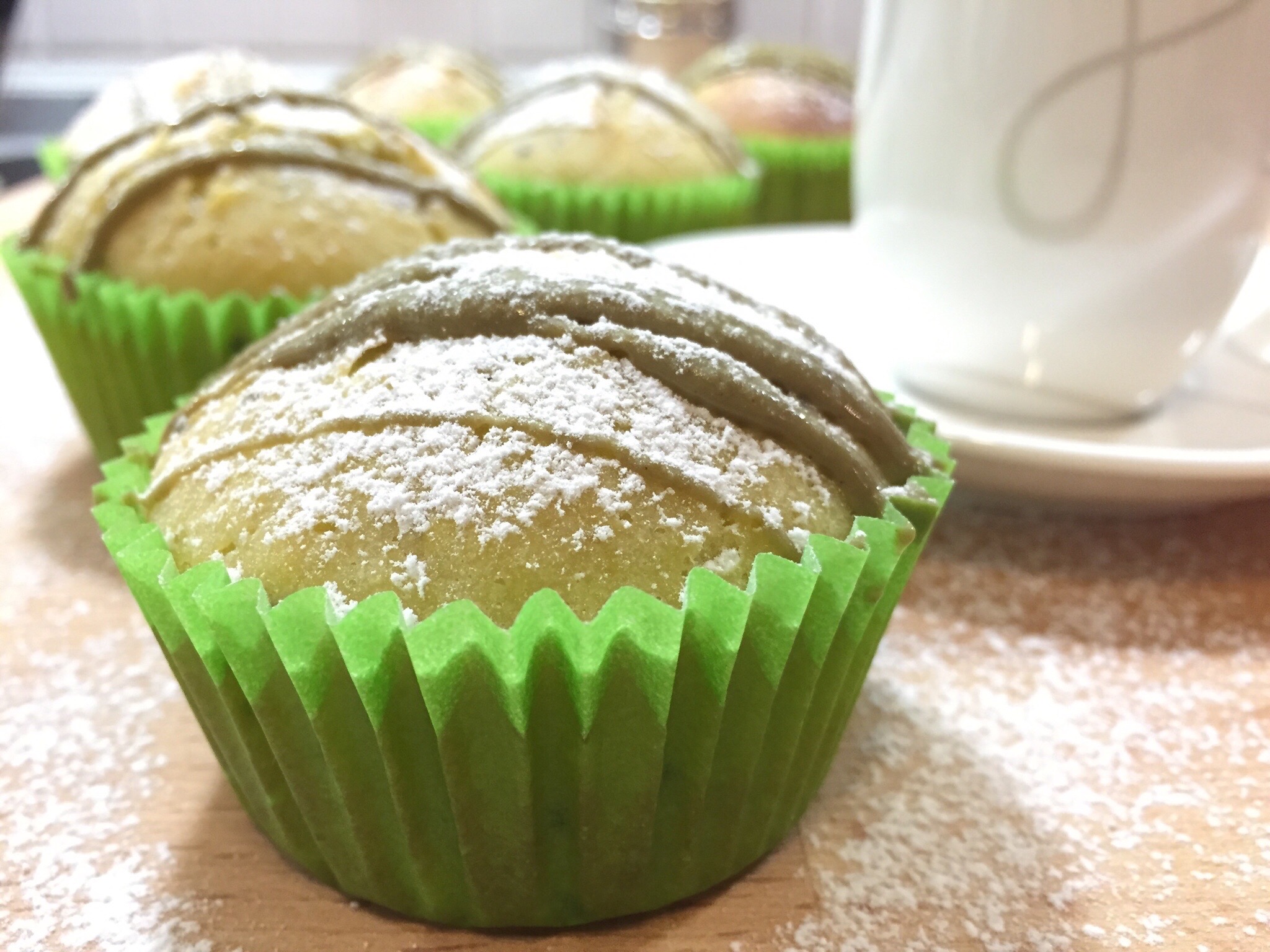 Muffin leggeri al kiwi