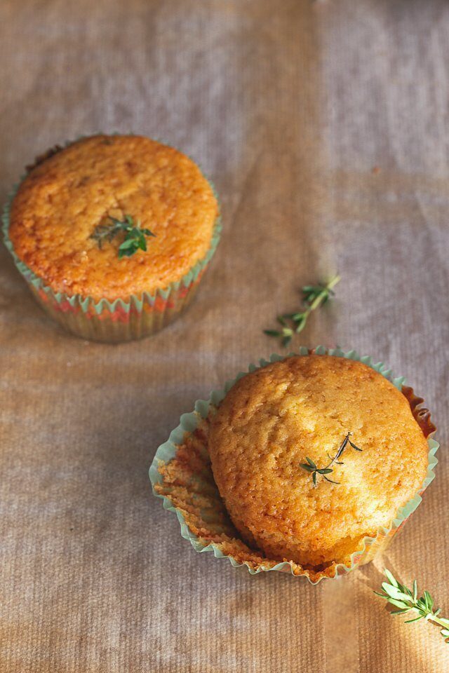 Muffin limone miele e timo