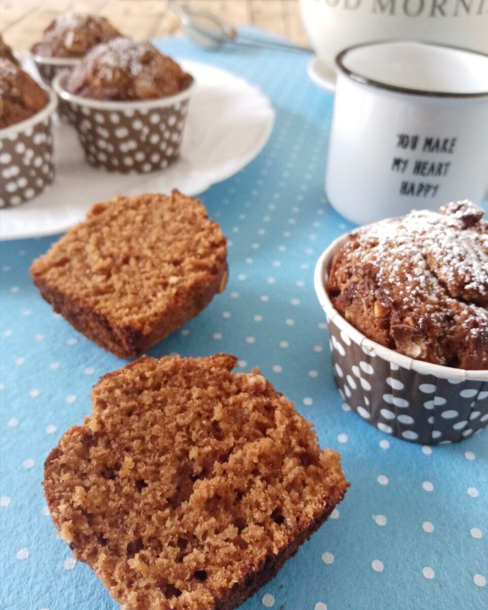 Muffin nocciole e cioccolato
