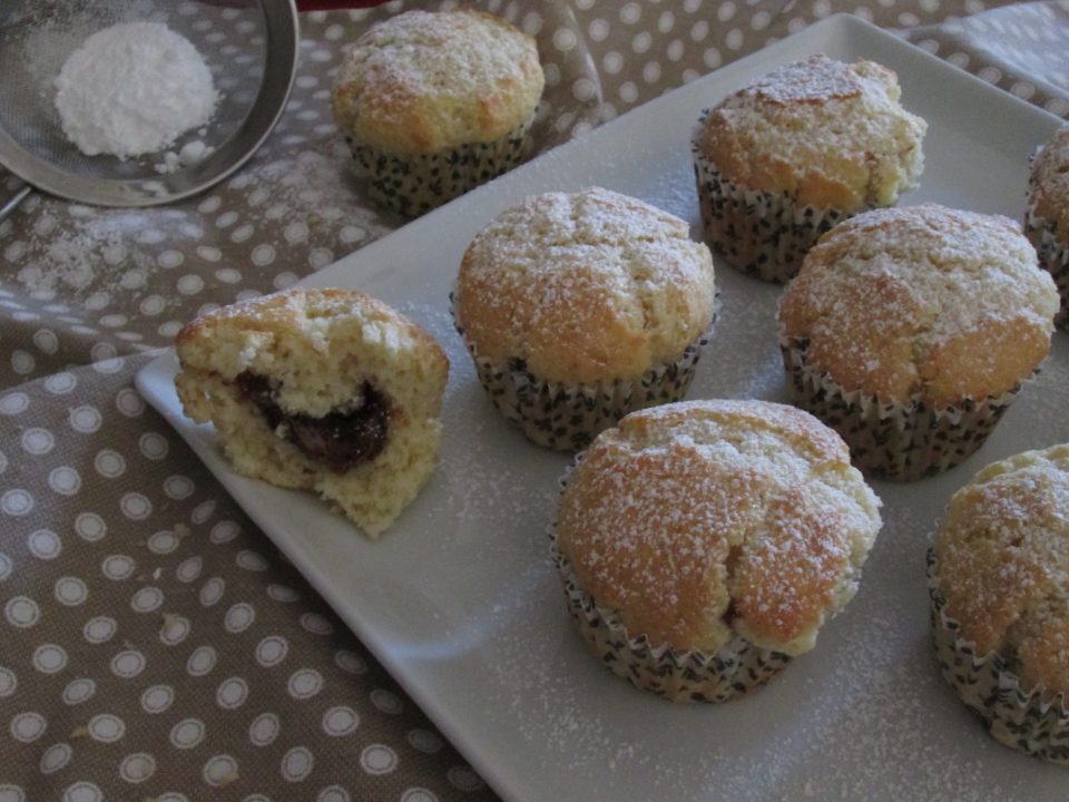 Muffin panna e nutella