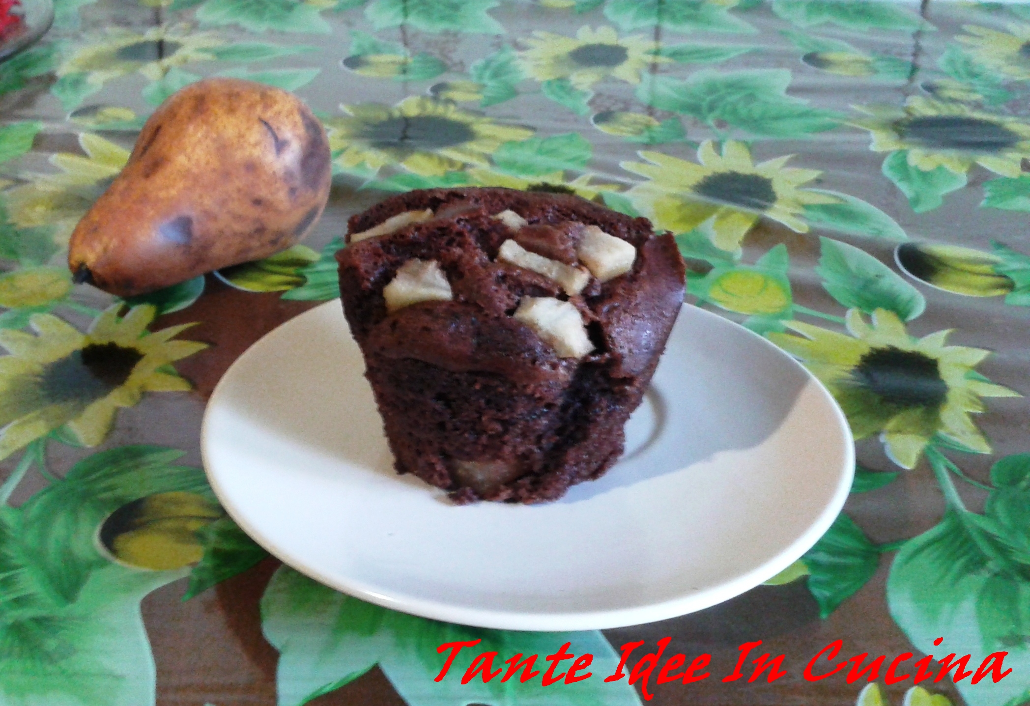 Muffin pere & cacao