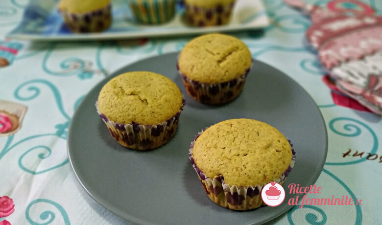 Muffin pistacchio e cocco