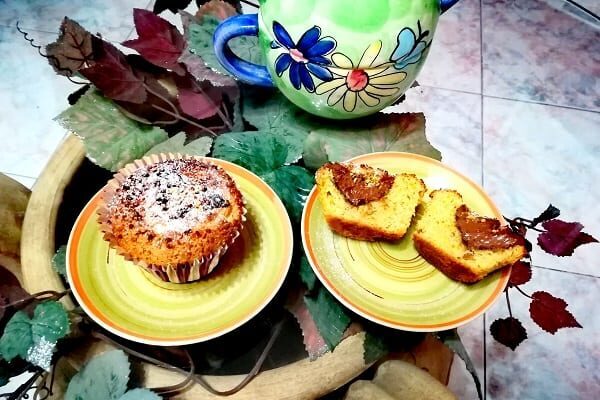 Muffin pistacchio e nutella senza glutine, con bimby o senza