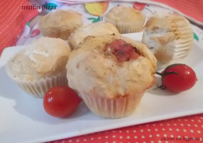 Muffin pizza – lievito madre