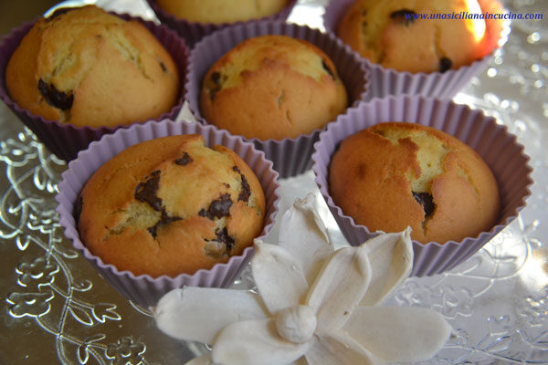 Muffin ricotta e cioccolato