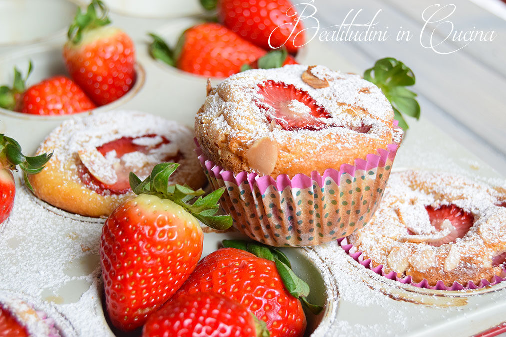 Muffin ricotta e fragole