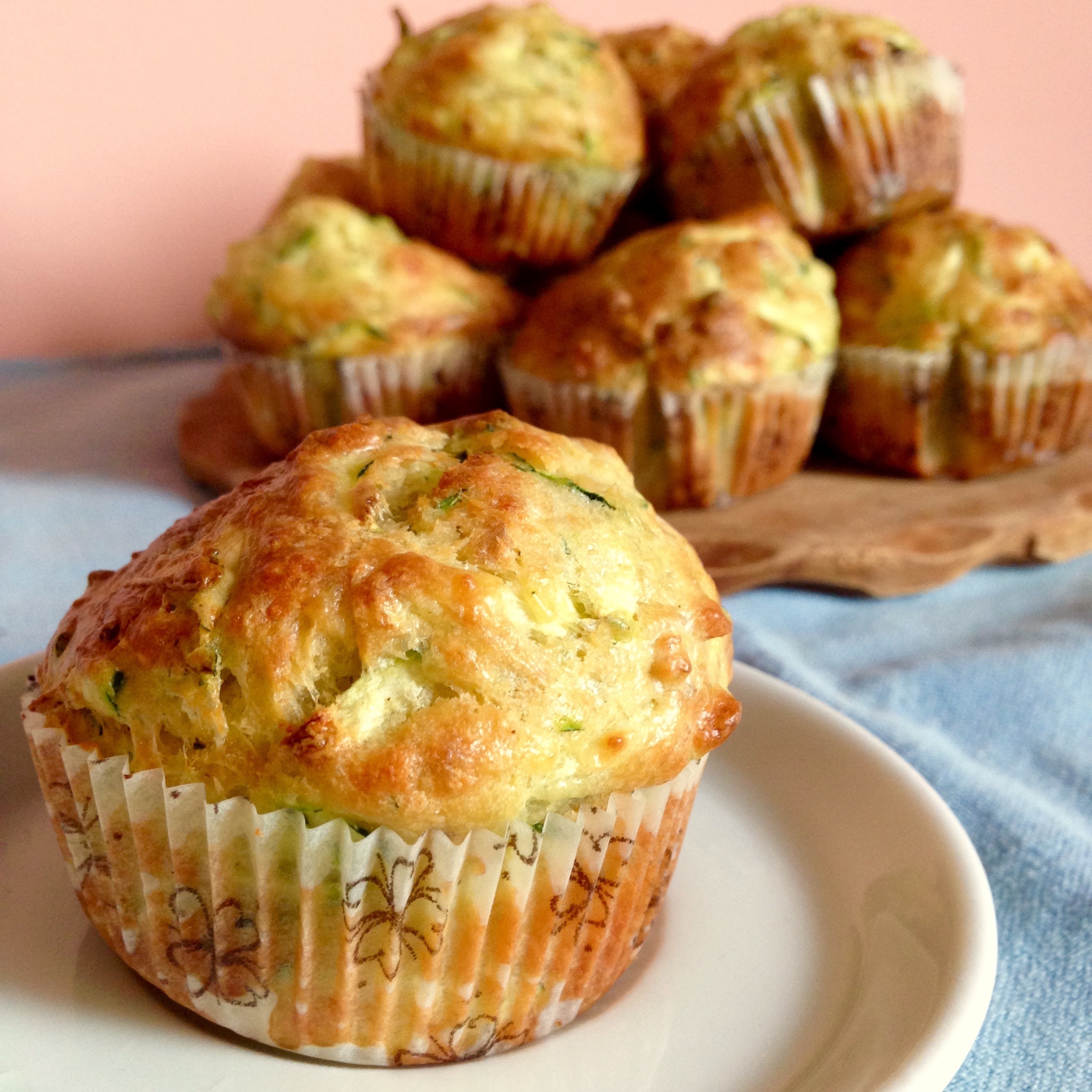 Muffin salati al tonno e zucchine