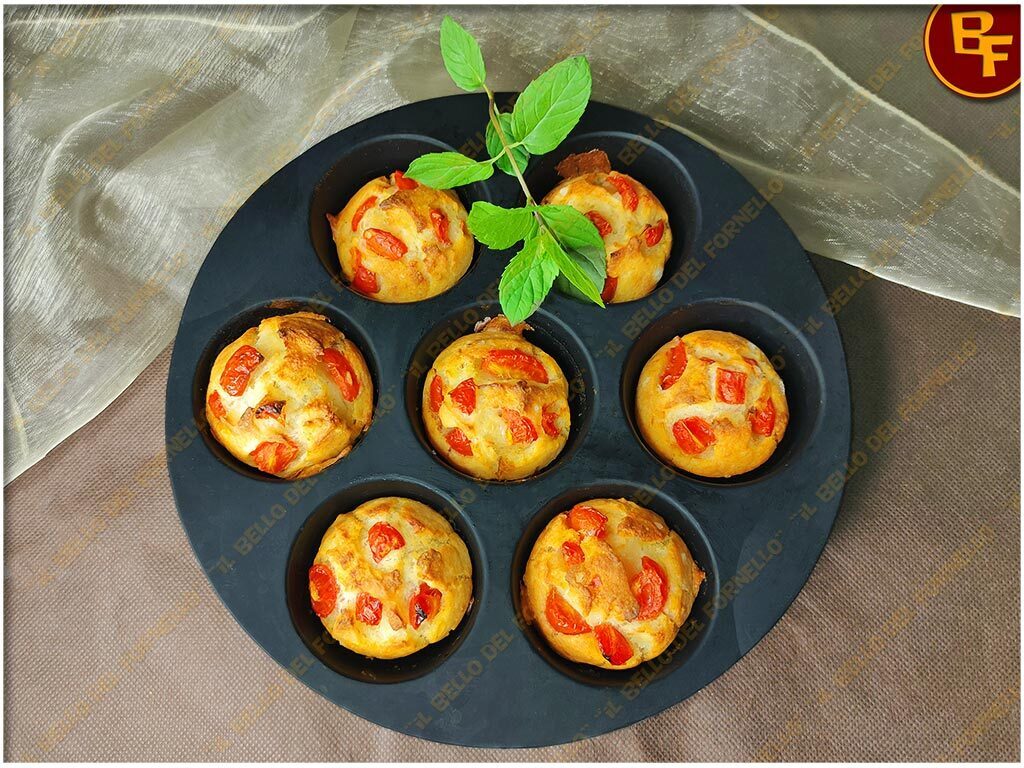 Muffin salati alla pizzaiola – senza gluitine