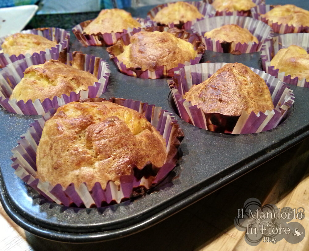 Muffin salati alla zucca gorgonzola e mascarpone