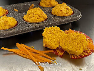 Muffin salati alle carote