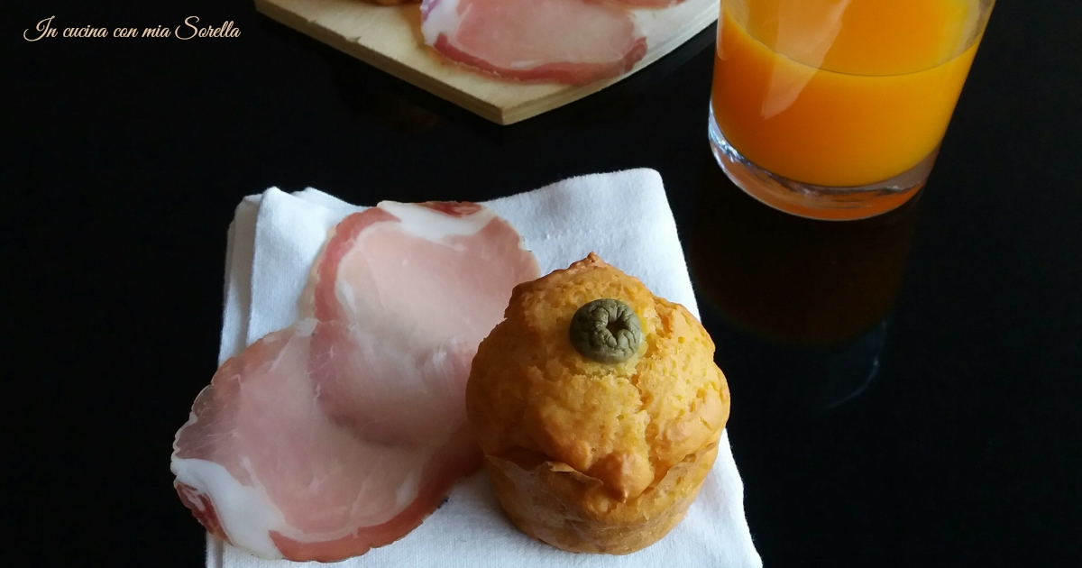 Muffin salati alle olive – ricetta con impasto leggero alla ricotta