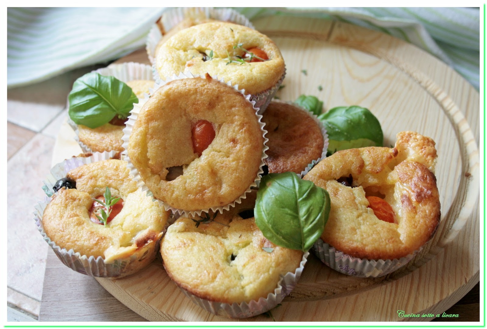 Muffin salati alle verdure
