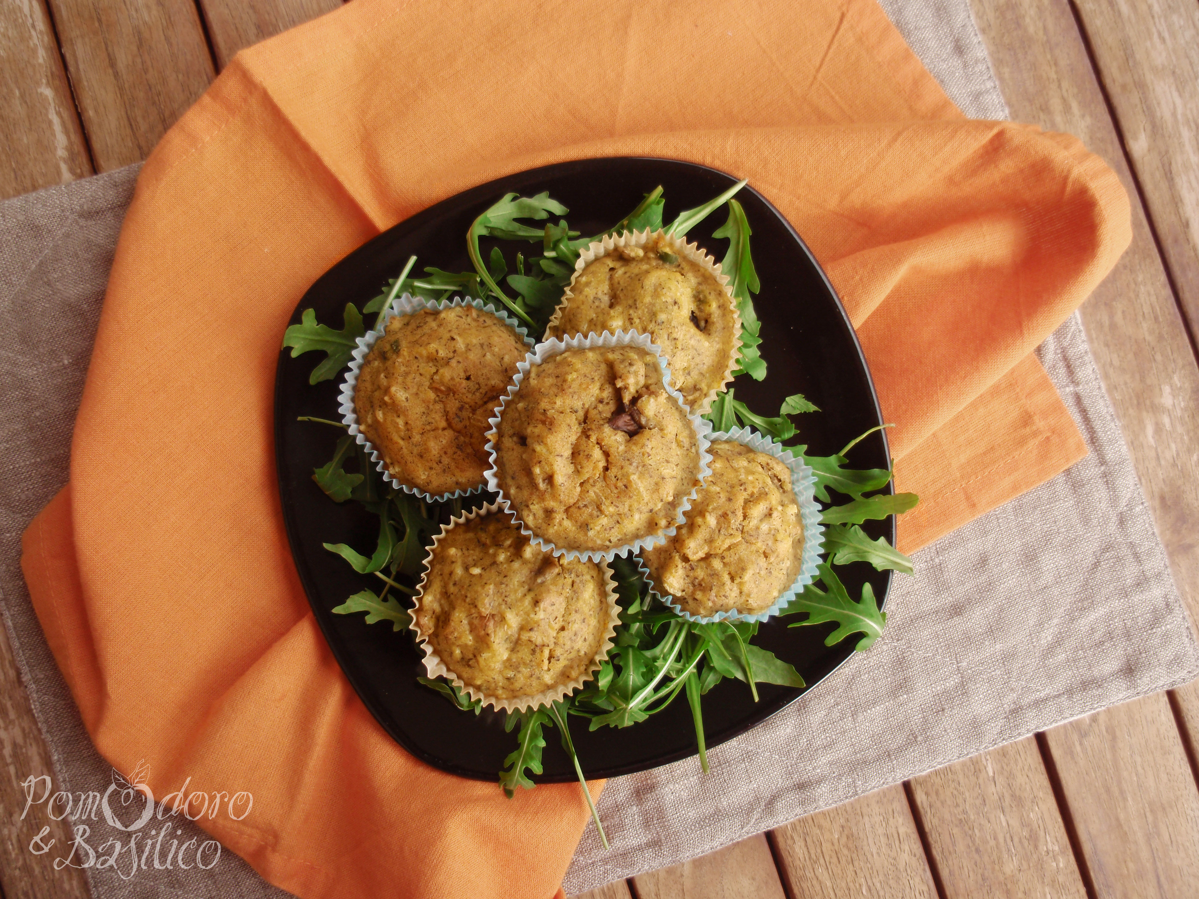 Muffin salati funghi e zafferano