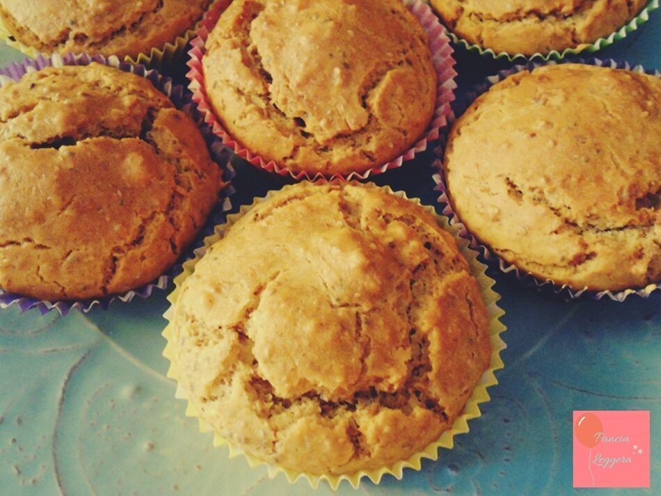 Muffin salati integrali senza uova