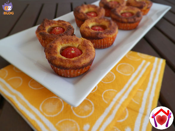 Muffin salati senza uova