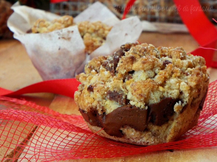 Muffin sbriciolati alla nutella