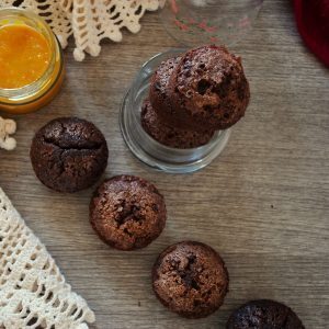Muffin senza glutine al cioccolato e caffè