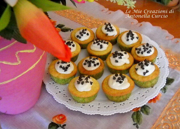 Muffin senza glutine alle pere e philadelphia