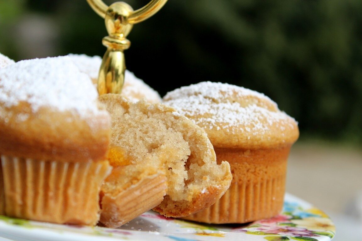 Muffin senza uova ne burro all’albicocca