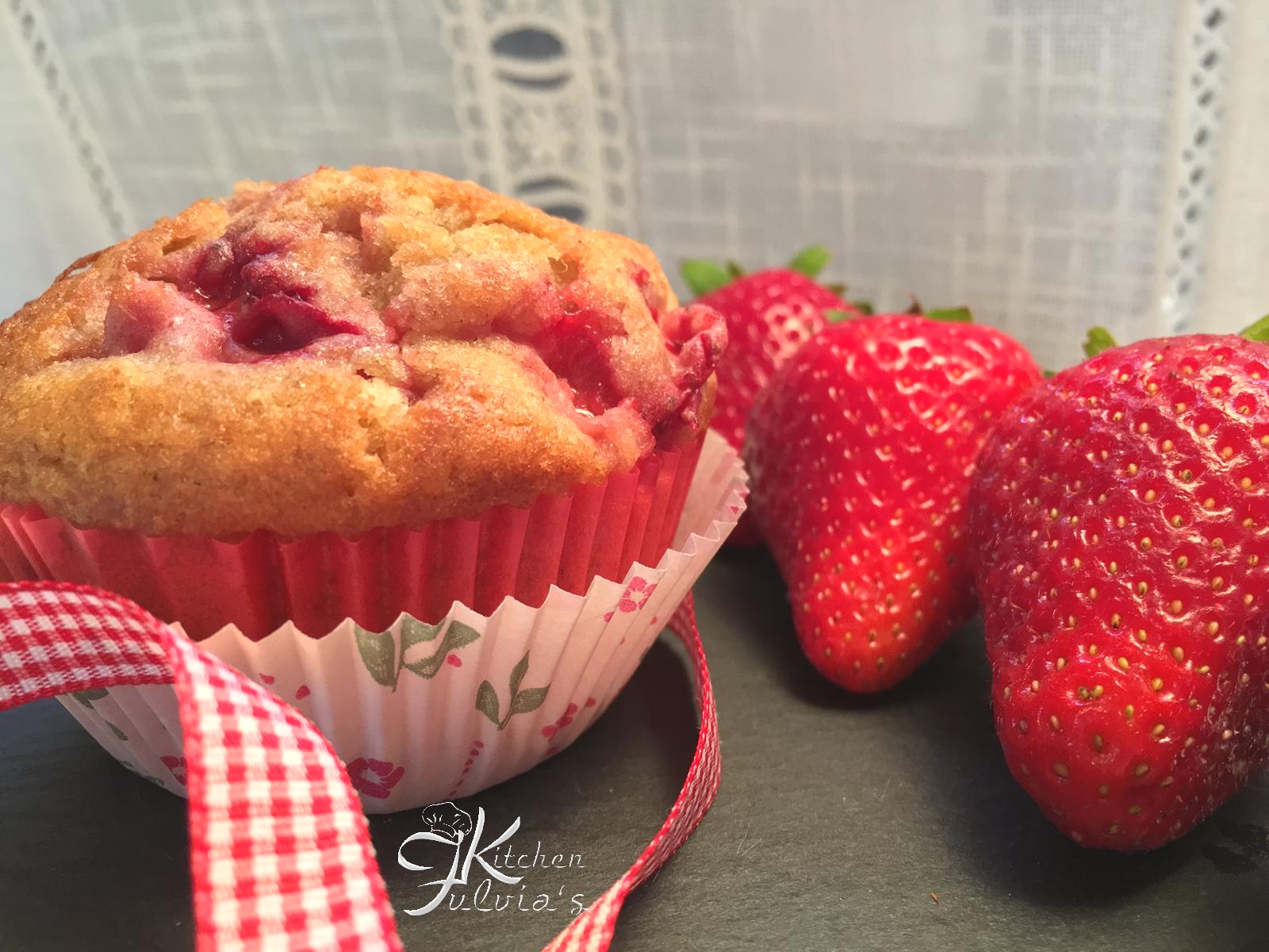 Muffin sofficissimi alle fragole