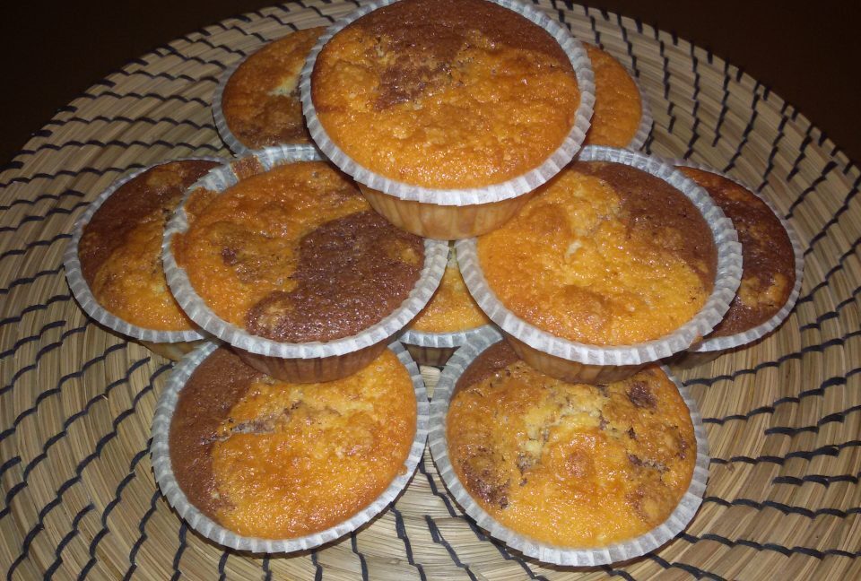 Muffin vaniglia e cacao