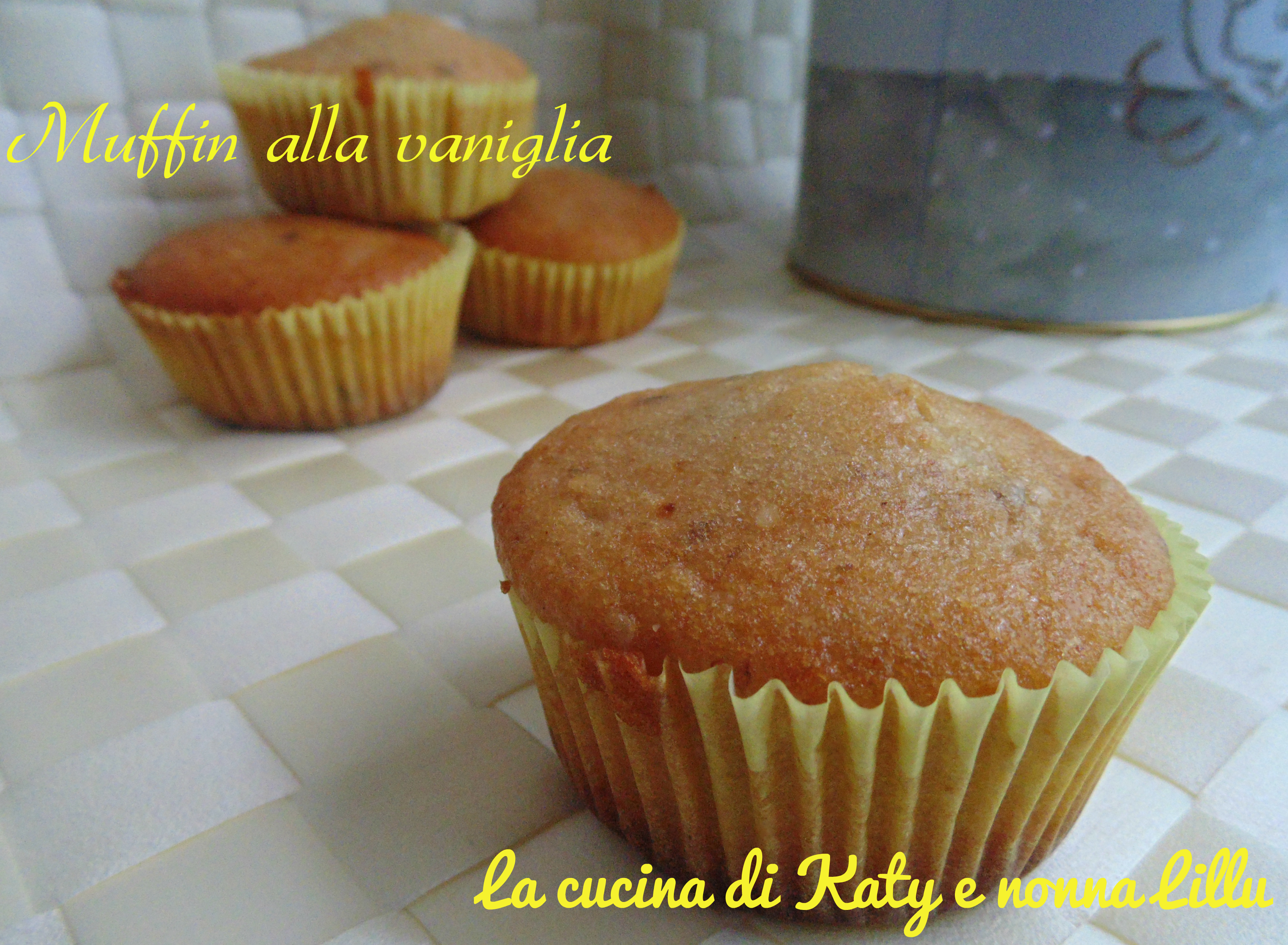 Muffin vaniglia senza burro
