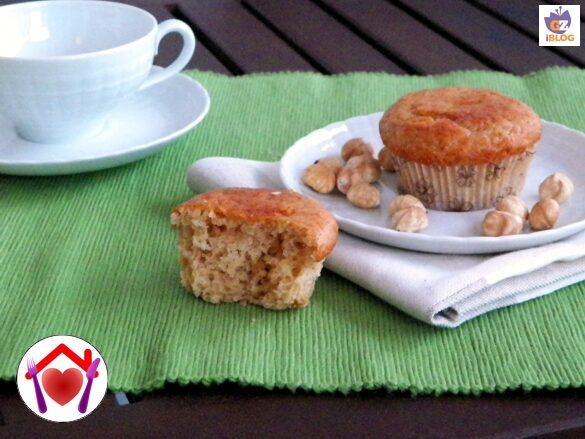 Muffin vegani alle nocciole