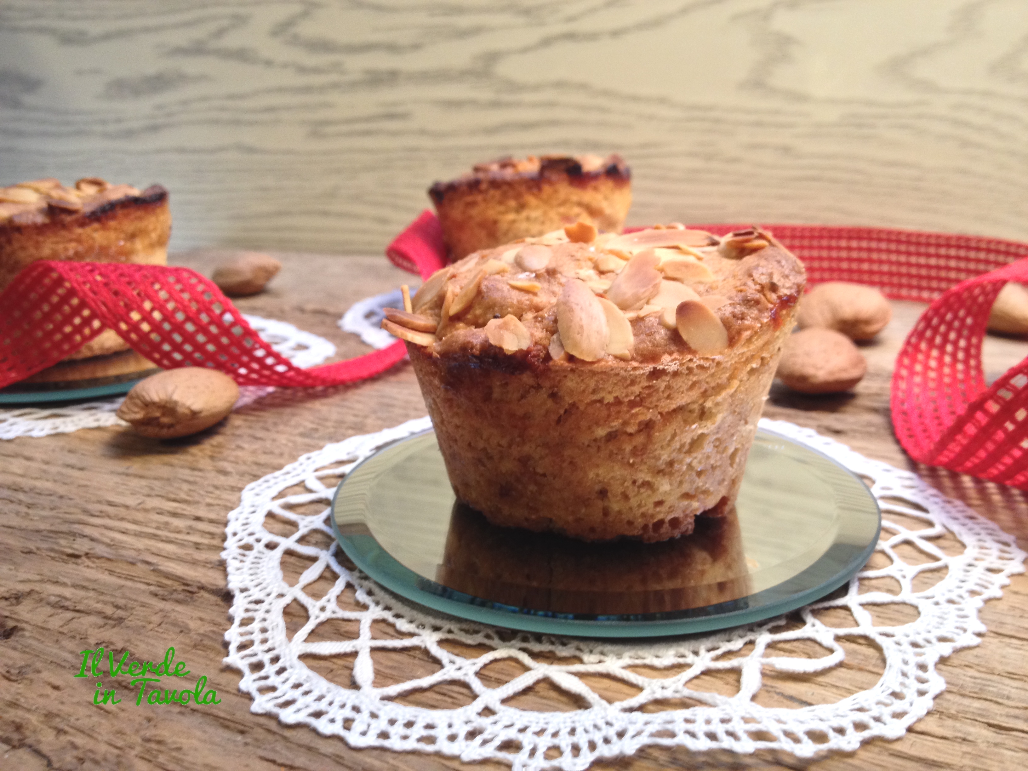 Muffin vegani cuor di marmellata