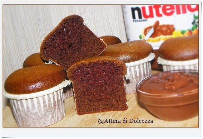 Muffin veloci alla nutella