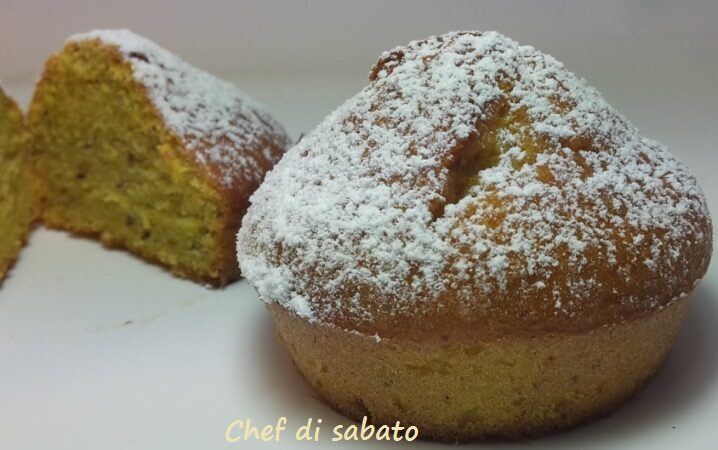 Muffin zucca cardamomo e mandorle