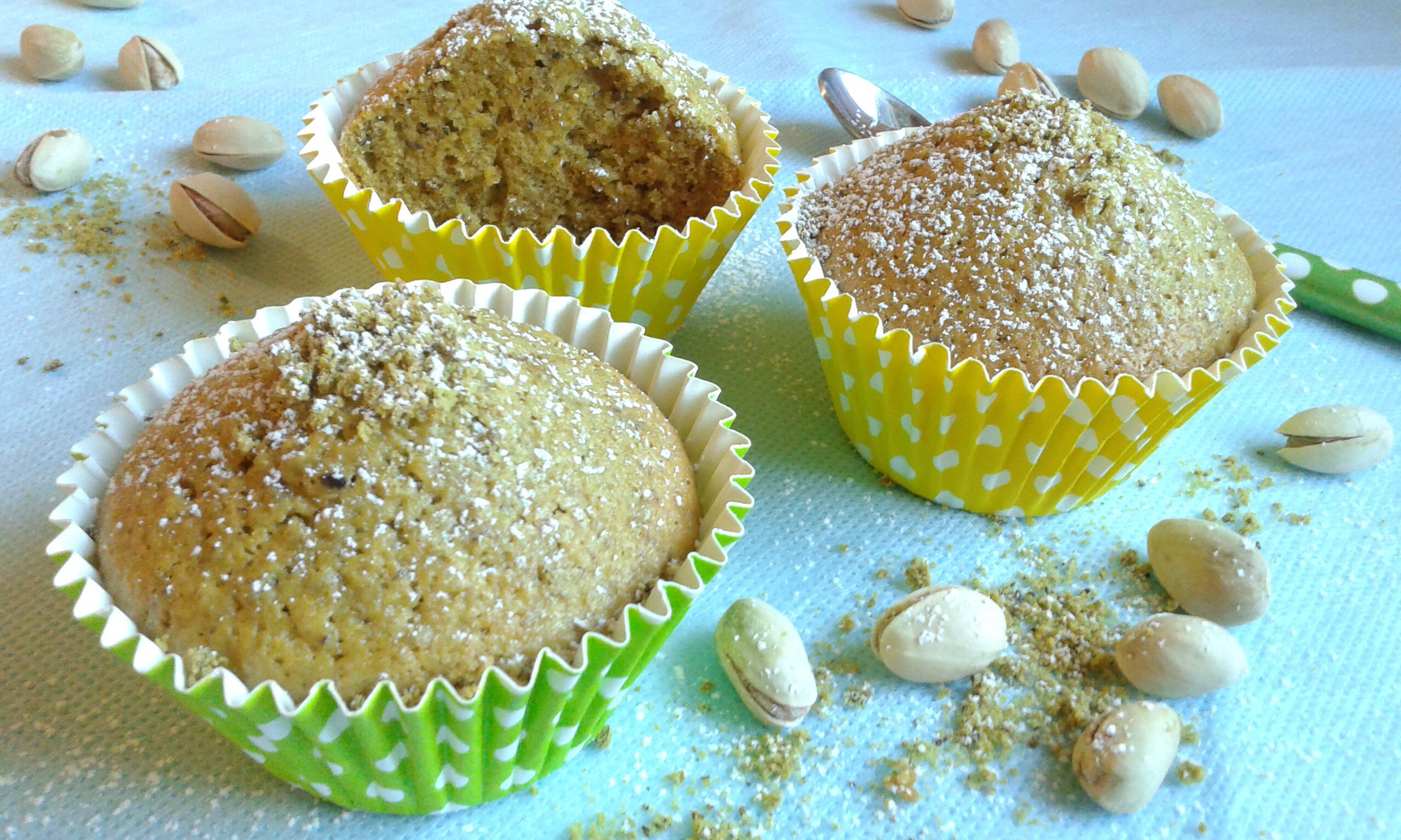 Muffins ai pistacchi