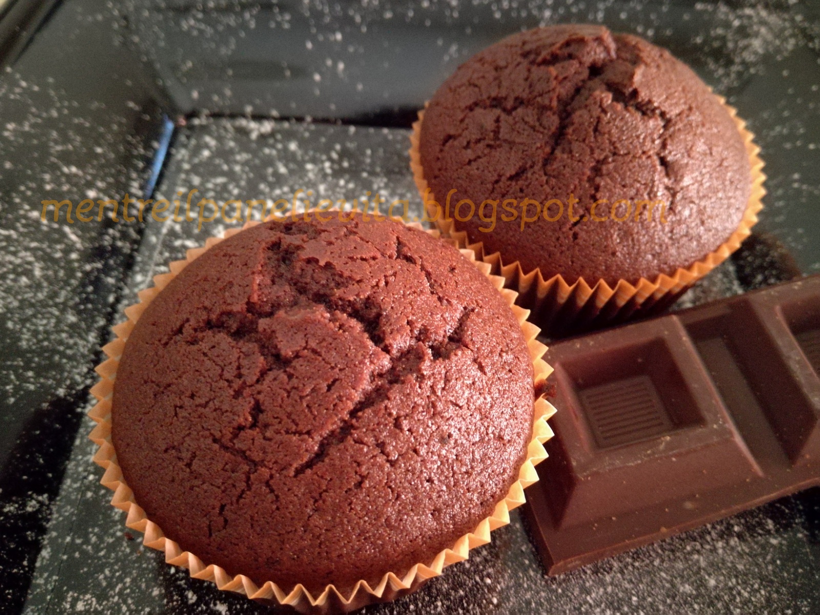 Muffins al doppio cioccolato gluten free