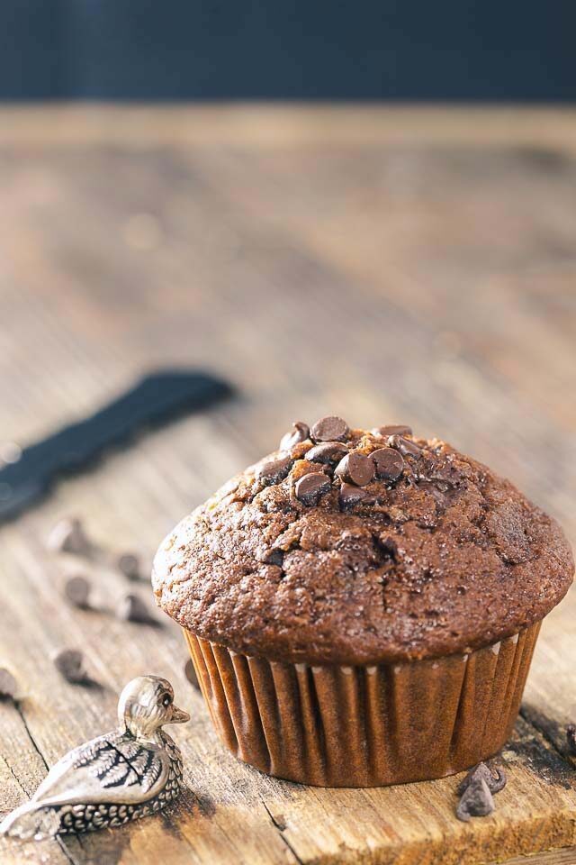 Muffins al doppio cioccolato