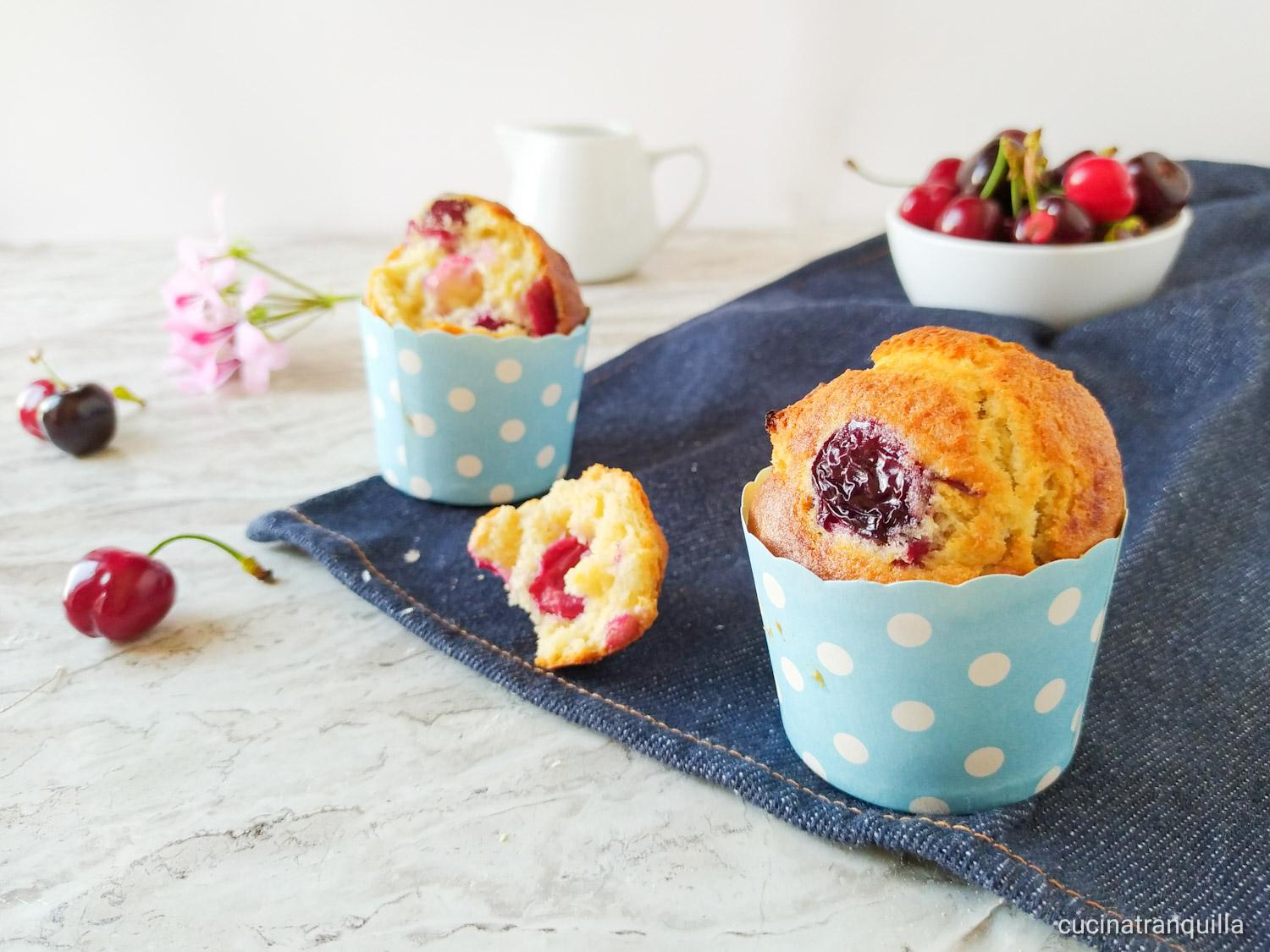 Muffins alle ciliegie