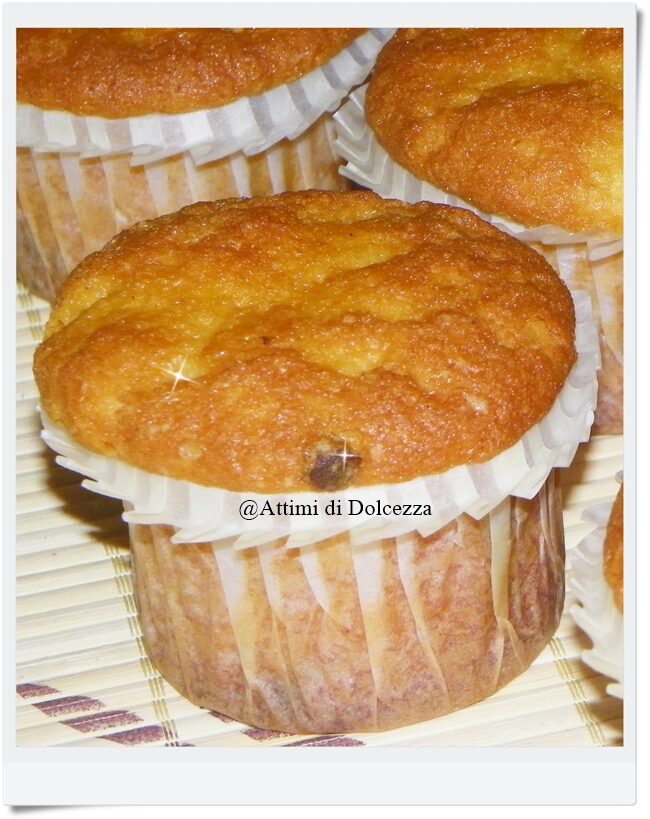 Muffins alle gocce di cioccolato